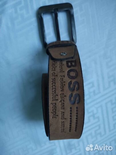 Мужской кожаный ремень