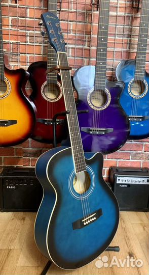 Акустическая гитара + каподастр