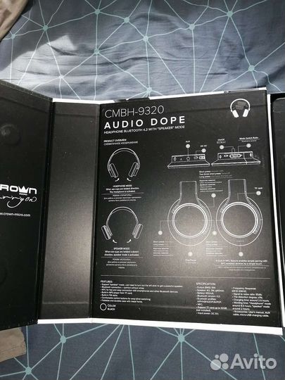 Беспроводные наушники crown