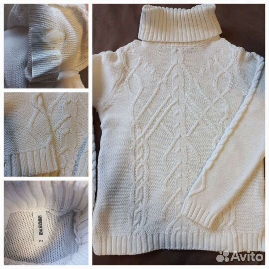 Пуловеры, лонгосливы для девочки 110 -116 Европа