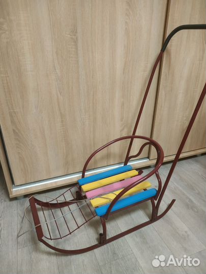 Детские зимние санки