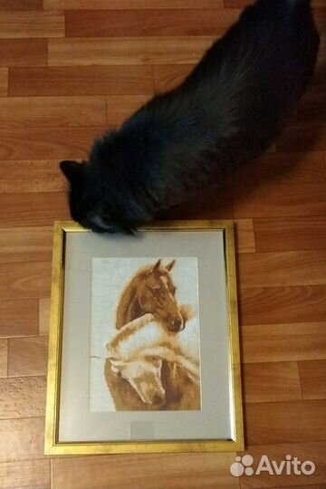 Картина вышитая крестом 