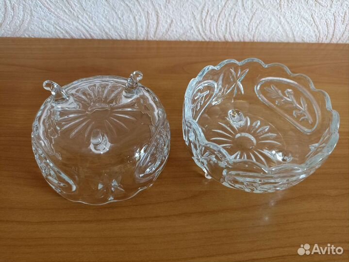 Хрустальные вазочки СССР