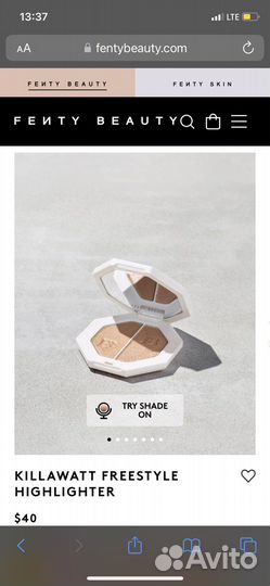 Fenty beauty хайлайтер