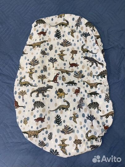 Детские простыни на резинке на овальную кроватку