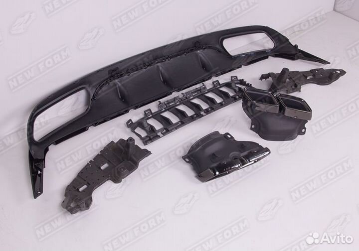 Диффузор с насадками Edition Mercedes C 205 Coupe