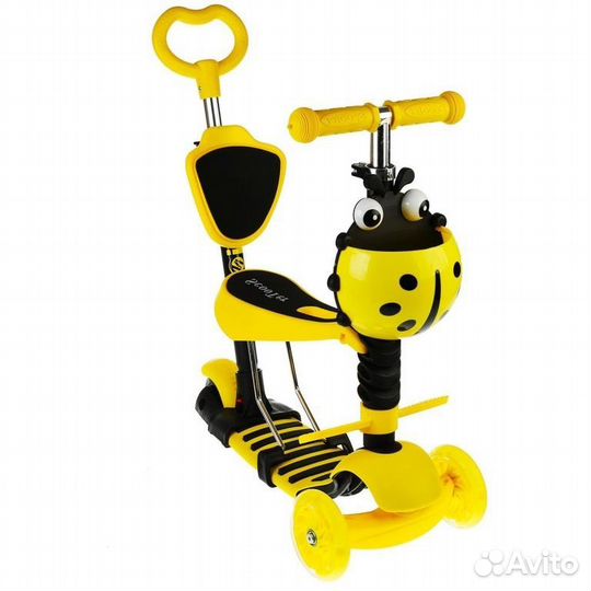 Самокат трехколесный