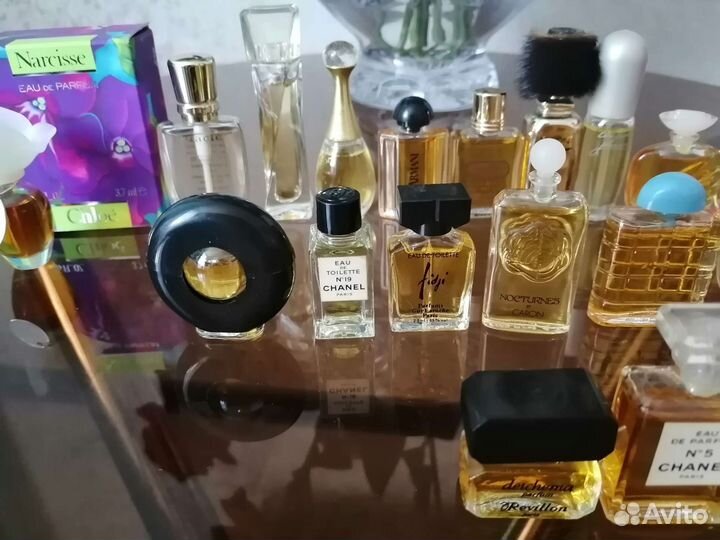 Винтажные миниатюры Шанель Эсти Лаудер Диор Дали