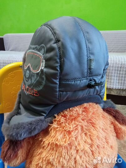Зимняя шапка на мальчика, размер 50