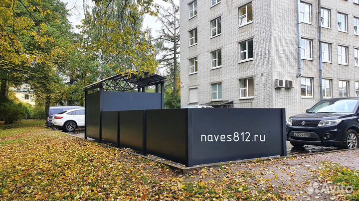 Контейнерная площадка для пухто, тбо