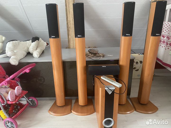 Сабвуфер с колонками 5:1