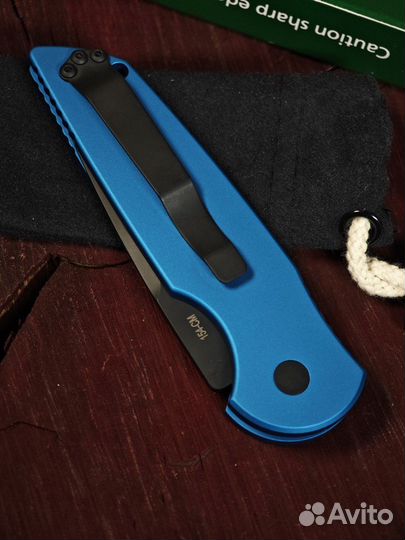 Складной нож Pro-Tech TR-3 swat Blue, 154CM