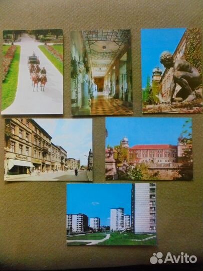 Польша 1960-х Города курорты архитектура мал тираж