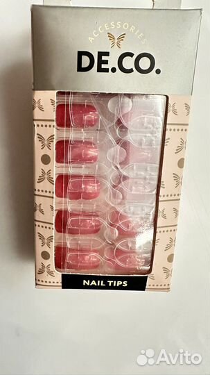 Накладные ногти типсы Deco