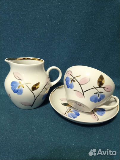 Чашка с блюдцем ГДР