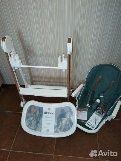 Стульчик для кормления happy baby berny v2