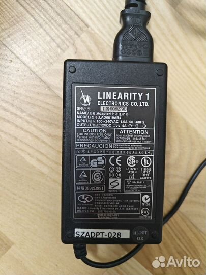 Блок питания (AC/DC адаптер) + монитор в подарок