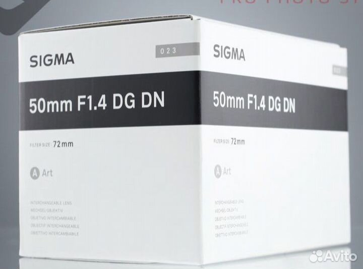 Sigma AF 50 f1.4 DG HSM Art Sony E, Новый