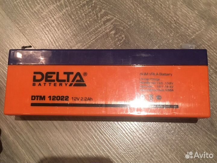 Аккумулятор Delta DTM 12022