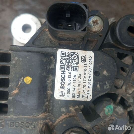 Генератор Лада Гранта (14в, 110а Bosch)