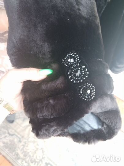 Шуба мутоновая(плюшевая)