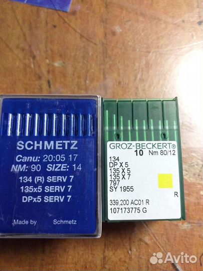 Иглы для машин