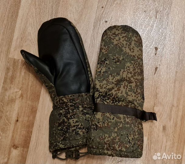Варежки краги военные (утепленные)