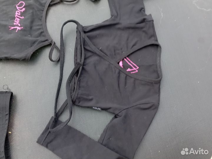 Купальник гимнастический для танцев чёрный 4 г 8л