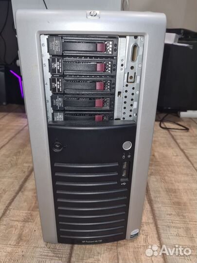 Сервер HP 2x QuadCore Xeon/32Гб/ до 17 HDD