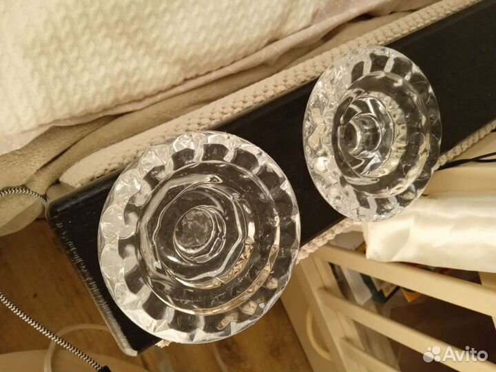Подсвечники хрусталь