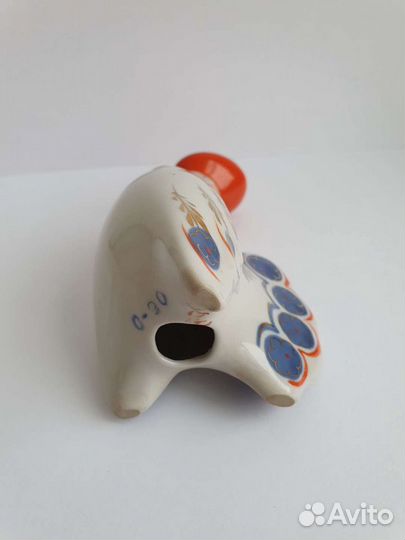 Петух. Солонка. Перечница. Статуэтка. Фарфор СССР