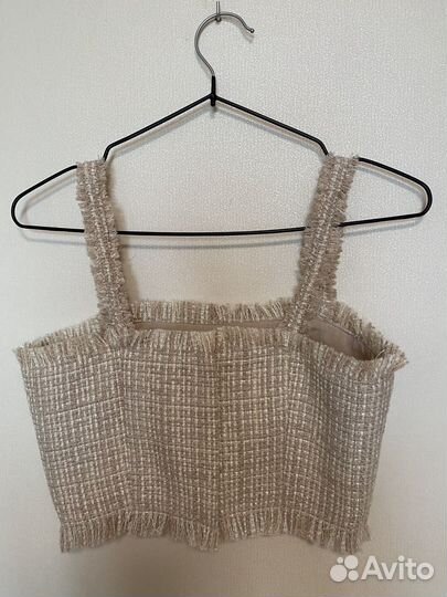 Твидовый топ