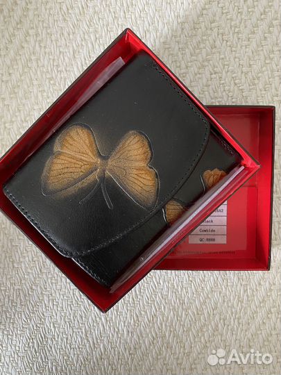 Новый кошелек Wanlima натуральная кожа