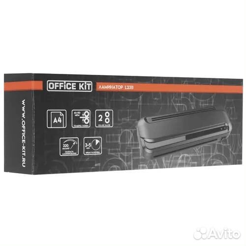 Ламинатор пакетный office kit l2311 A4,ламинирован