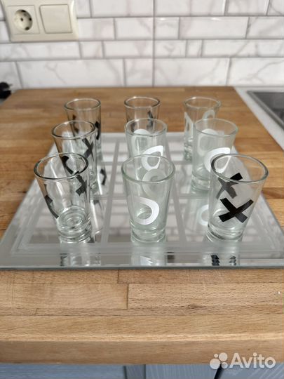 Рюмочный набор крестики -нолики