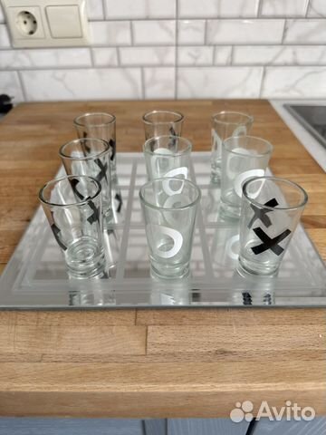 Рюмочный набор крестики -нолики