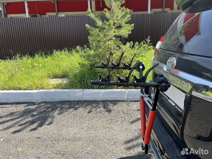 Велокрепление на фаркоп Inter для 3-х велосипедов