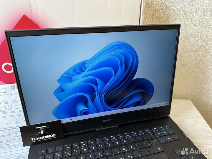 Игровой ноутбук HP Omen Ryzen 5 5600H + RX 6600M