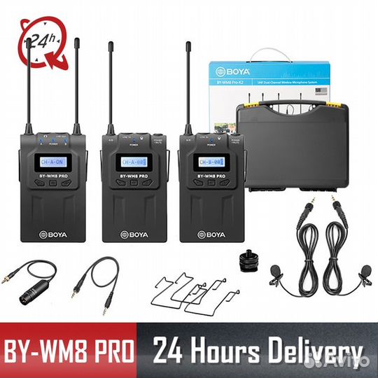 Беспроводной микрофон Boya BY-WM8 Pro-K2