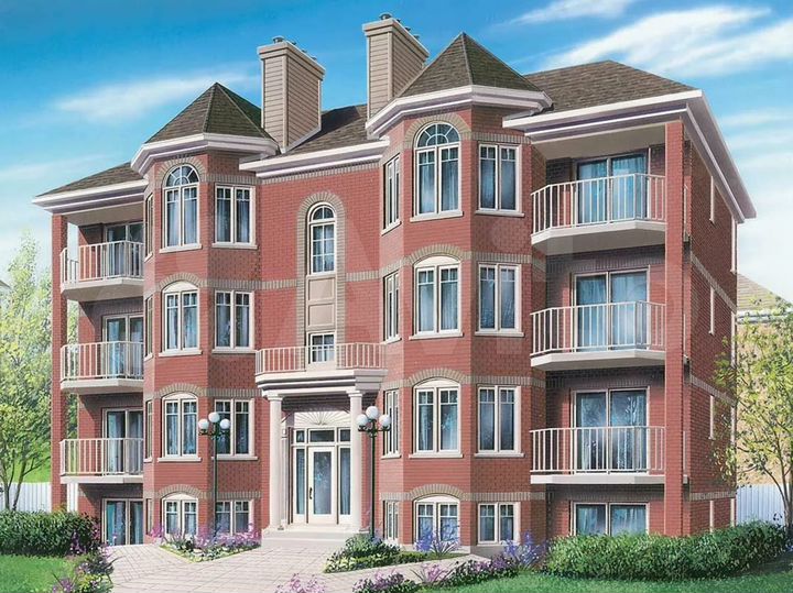 3-к. квартира, 80 м², 3/4 эт.