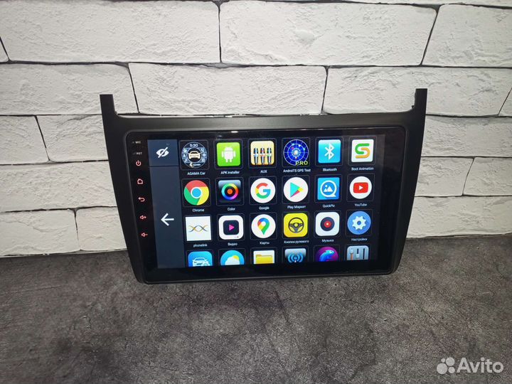 Магнитола на Volkswagen Polo 2008-2020 андроид IPS