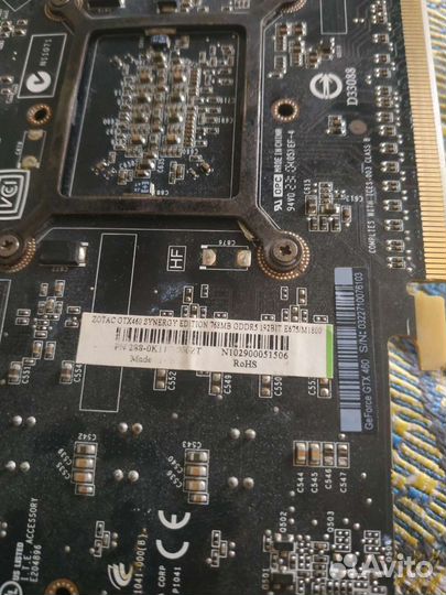 Видеокарта gtx 460