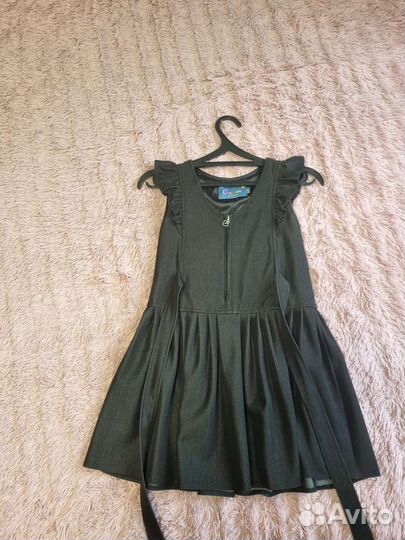 Сарафан для девочки школьный р. 134 декоджинс