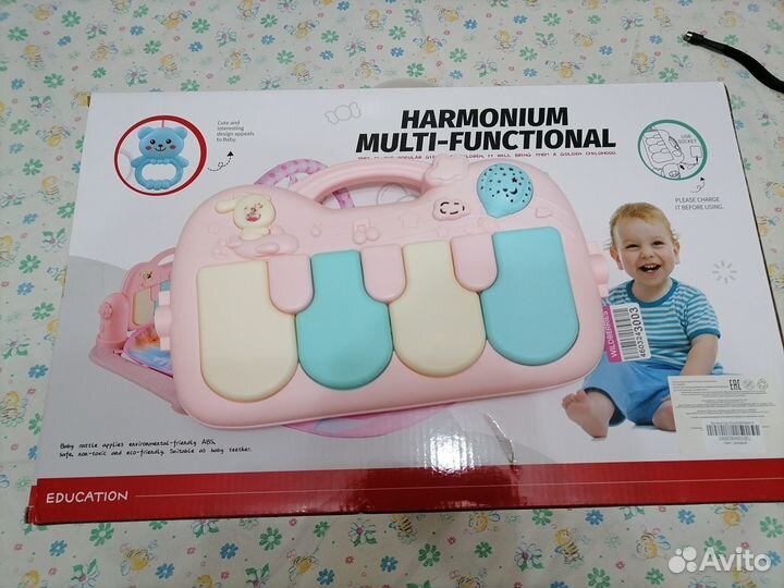 Развивающий коврик музыкальный