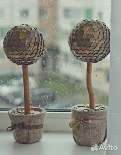 Топиарий денежное дерево