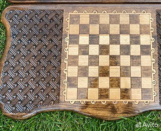 Нарды львы резные ручной работы