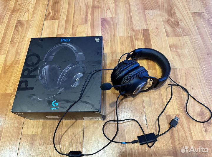 Игровые наушники проводные Logitech G Pro X