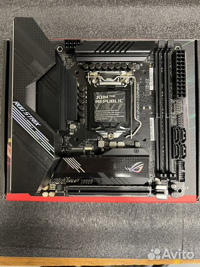 Материнская плата asus ROG strix B460-I gaming