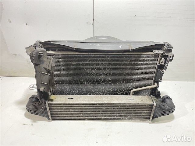 Касета радиаторов Мерседес w212 w204