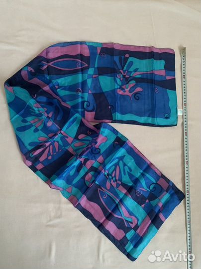 Шарфик из натурального шёлка